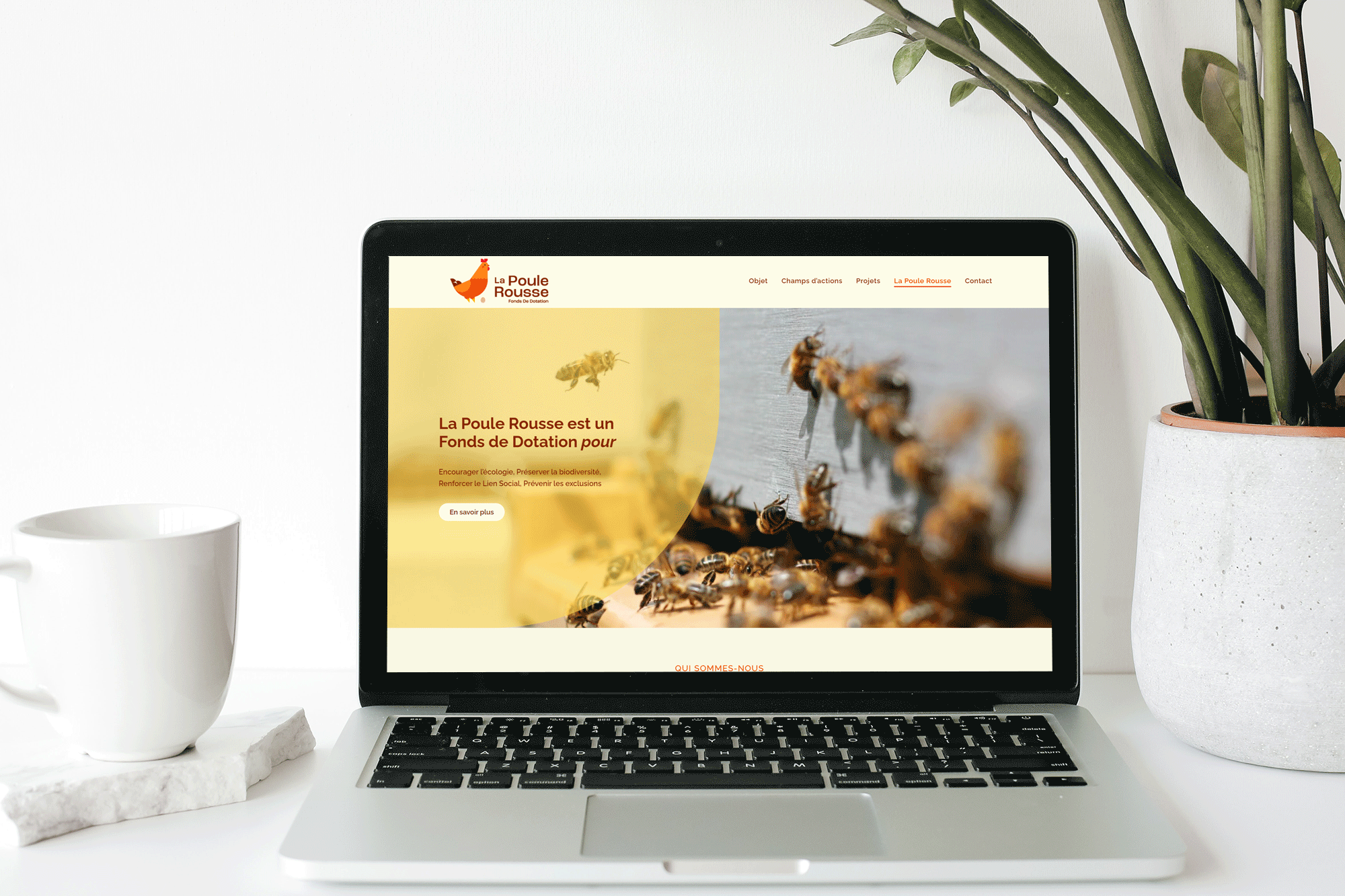 Site internet du Fonds de dotation La Poule Rousse